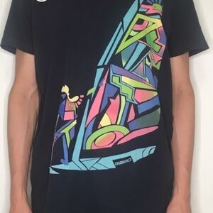NWT Marc Jacobs Graphic Print Black T-Shirt Mens XXS